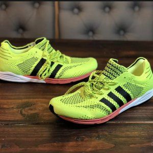 adidas Adizero Size 11 Solar Yellow Running Shoes